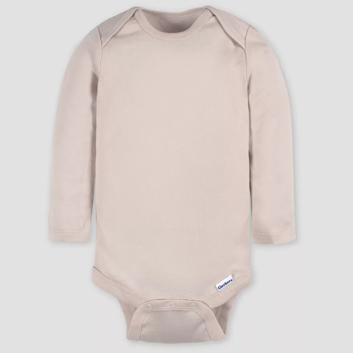 Детский боди-комбинезон с длинным рукавом хлопковый Gerber Baby 4pk Long Sleeve Onesies NEWBORN, Brown — фото 2
