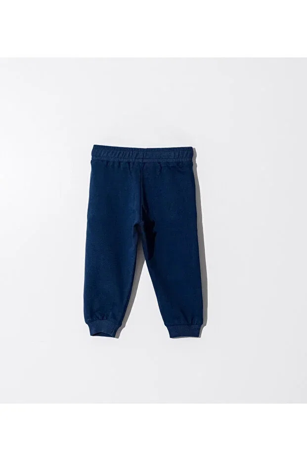 Детские спортивные штаны для мальчиков хлопковые Kidddio, Navy Blue — фото 4