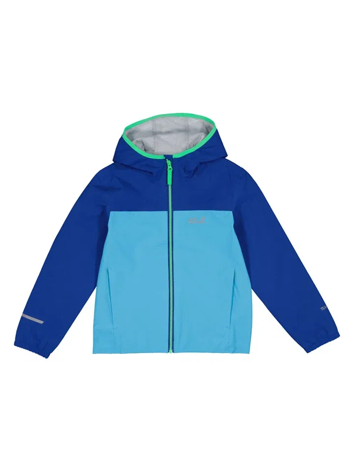 Куртка дождевик детская Adventuretribe Jack Wolfskin, синий