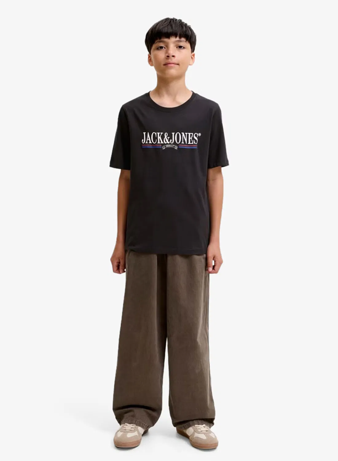 Футболка с принтом JJ Youth graphic box Jack & Jones Junior, черный — фото 4