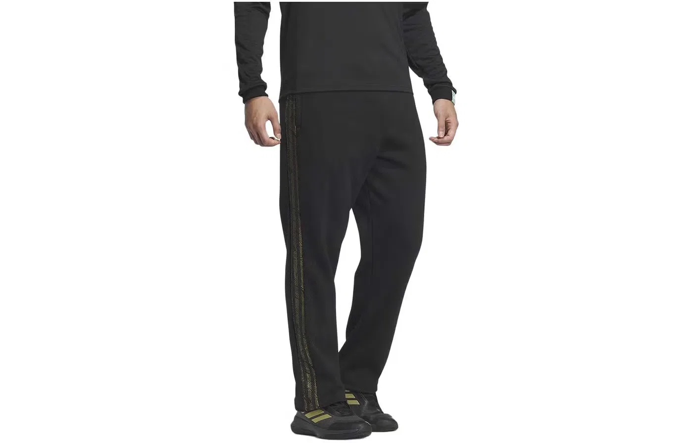 Брюки спортивные баскетбольные с логотипом CNY Adidas, черный — фото 2