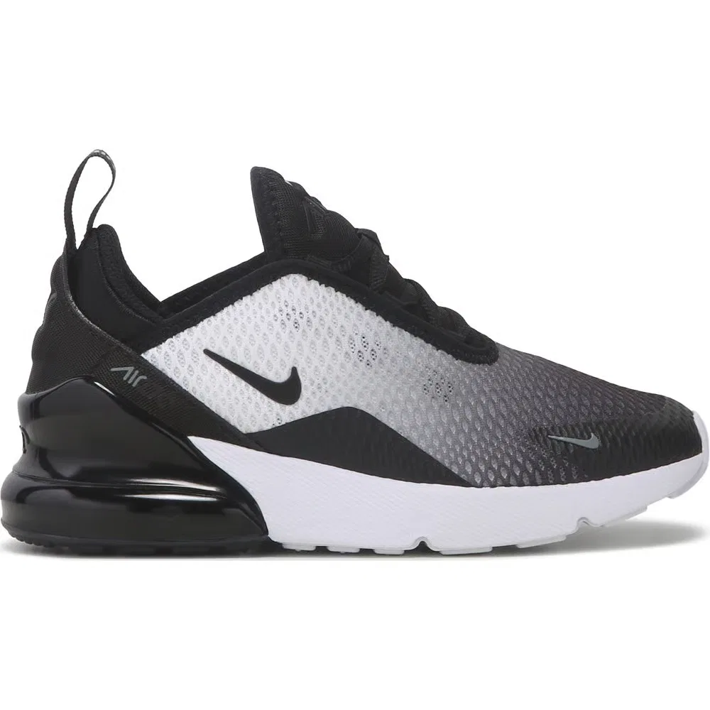 Детские кроссовки Air Max 270 Nike, Black/White/Grey — фото 2