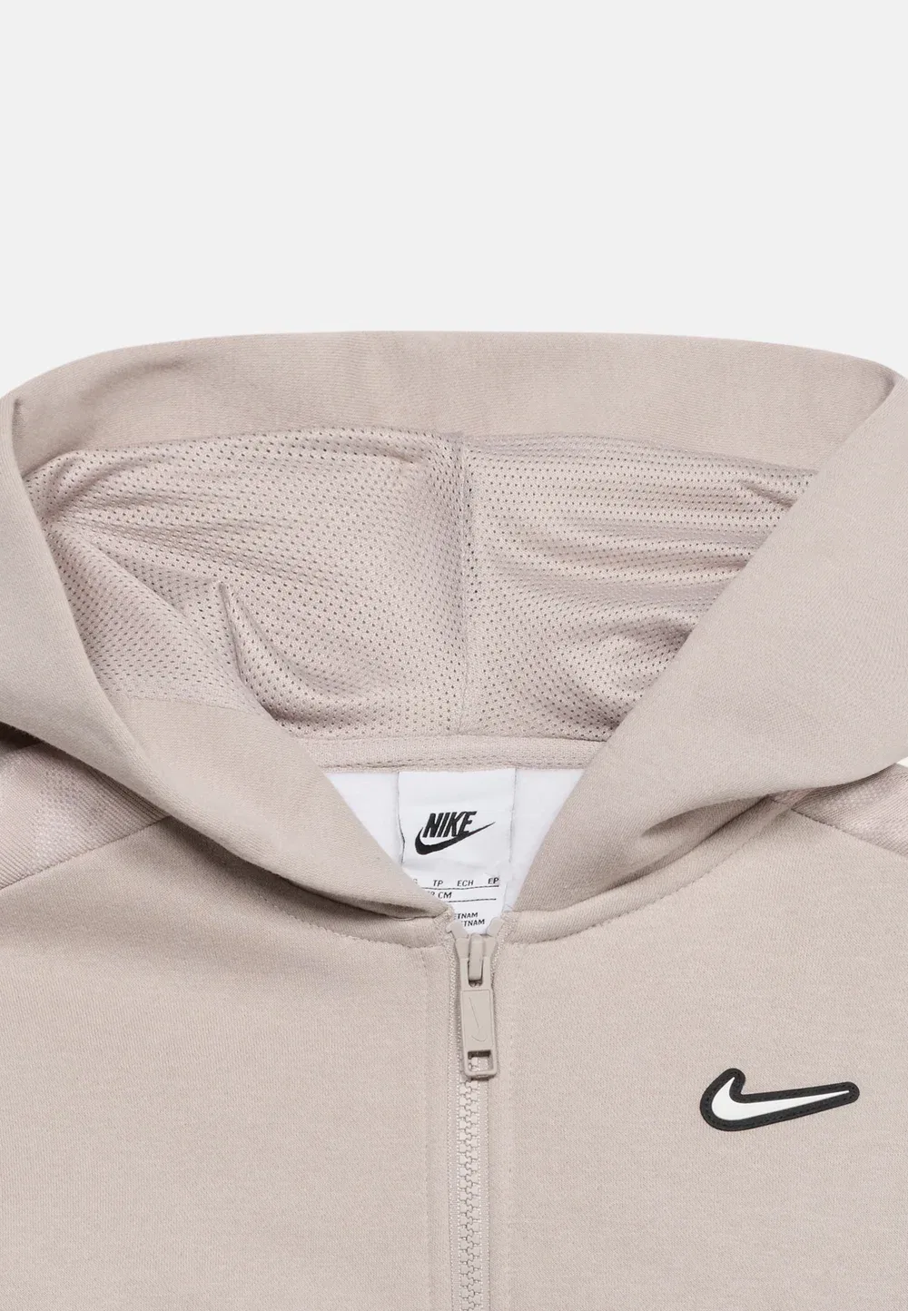 Танцевальная толстовка на молнии Nike Sportswear, Moon Particle/White — фото 4