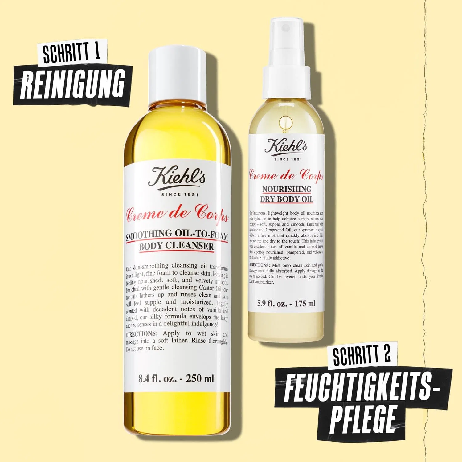 Питательное сухое масло для тела Kiehl's Creme de Corps 75 мл Kiehl'S — фото 3