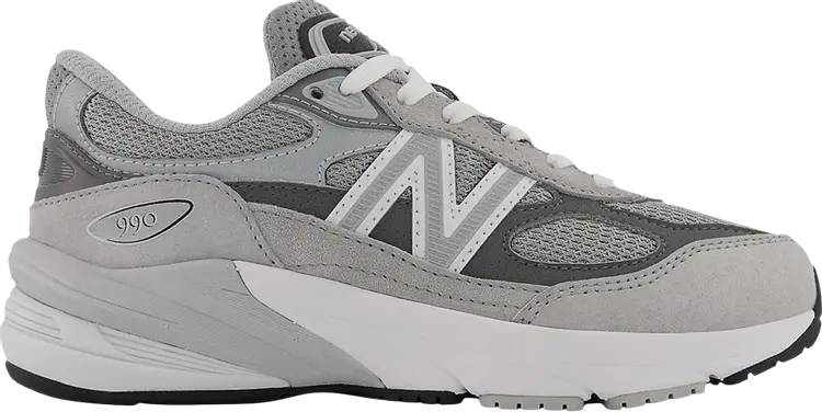 

Кроссовки New Balance 990v6 Little Kid 'Castlerock', серый