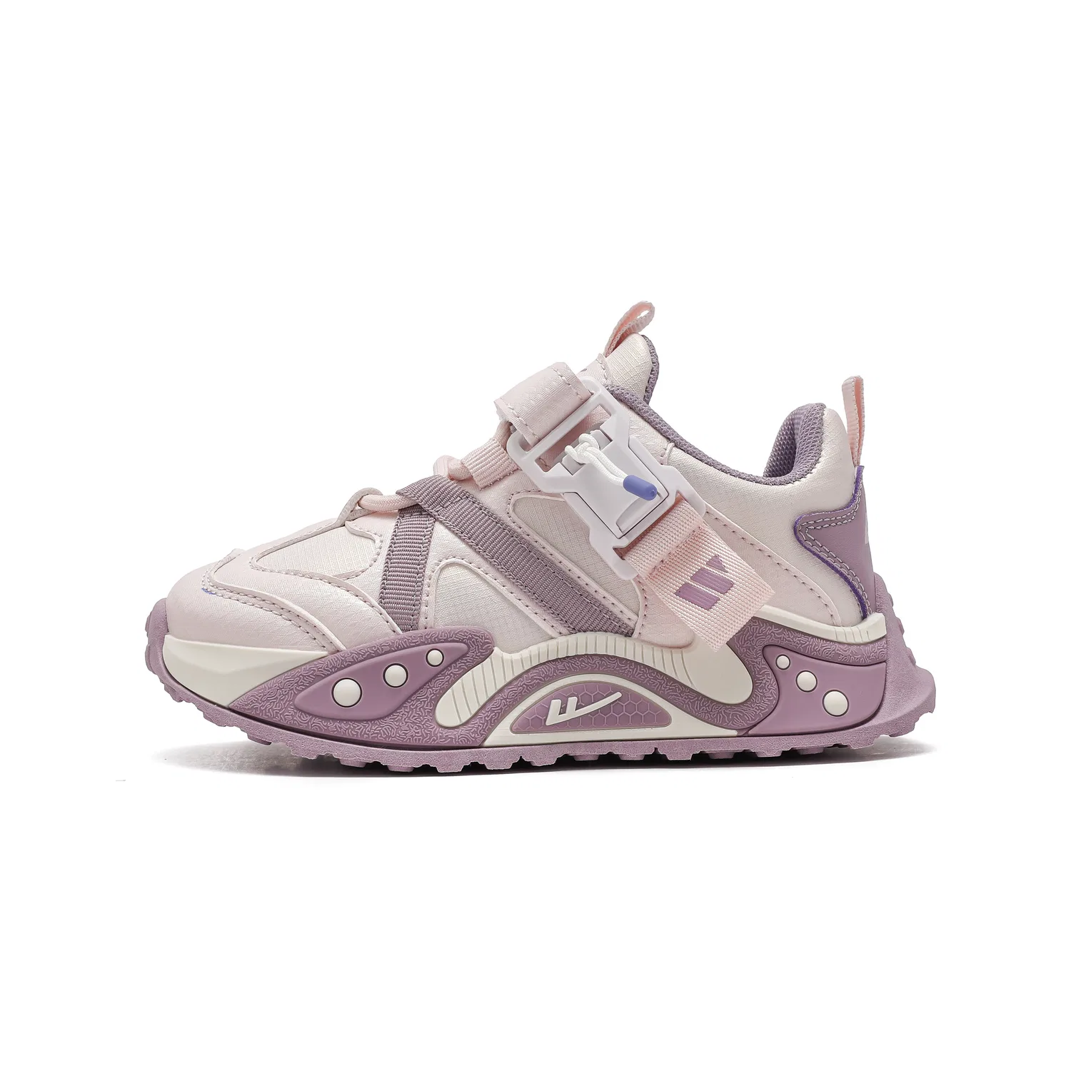 Детские повседневные кроссовки с синтетической кожей, Kids, WARRIOR, Pink Purple