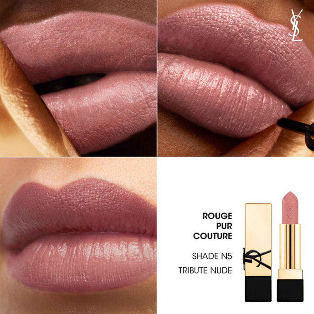 Помада для губ Yves Saint Laurent Rouge Pur Couture N5 Tribute Nude — фото 2