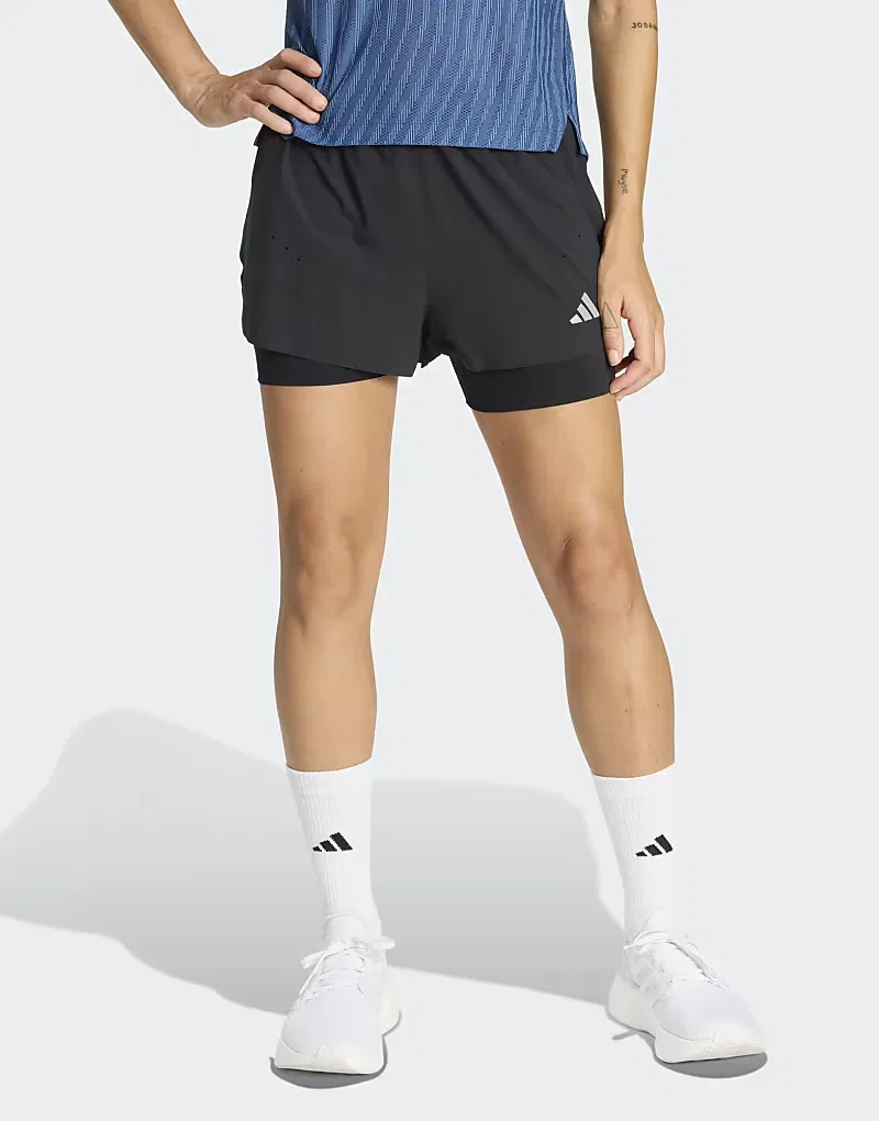 Шорты Adidas performance Adi365 climacool+ с 4 карманами, 2 в 1, черный