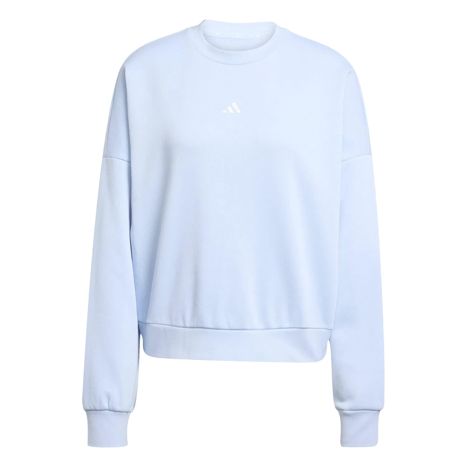 Женский свитшот свободного кроя с логотипом adidas, Glow Blue/White
