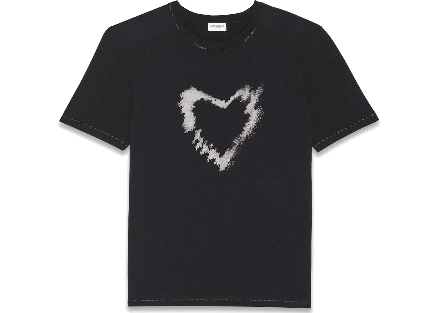 Мужская футболка с принтом Saint Laurent T-shirt, Black