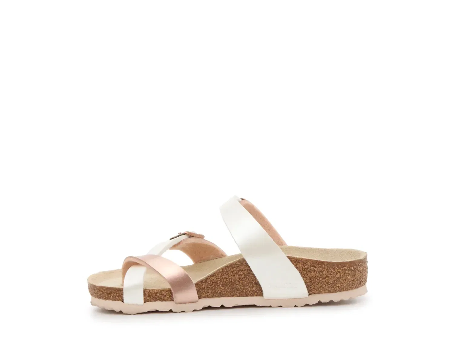 Сандалии Mayari с перекрестными ремешками, Birkenstock, белый/розовое золото — фото 3