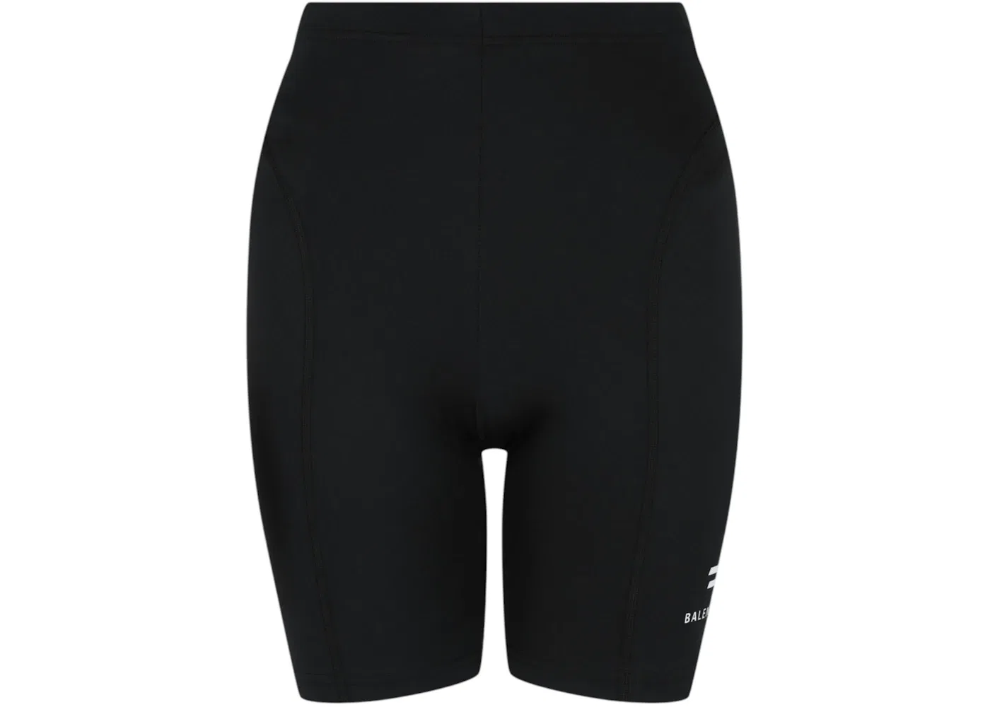 Женские велосипедные шорты с логотипом Athletic Cycling Shorts Balenciaga, Black/White