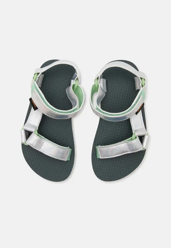 Сандалии из искусственной кожи Original universal shine, Teva, Shine Quiet Green, зеленый — фото 4