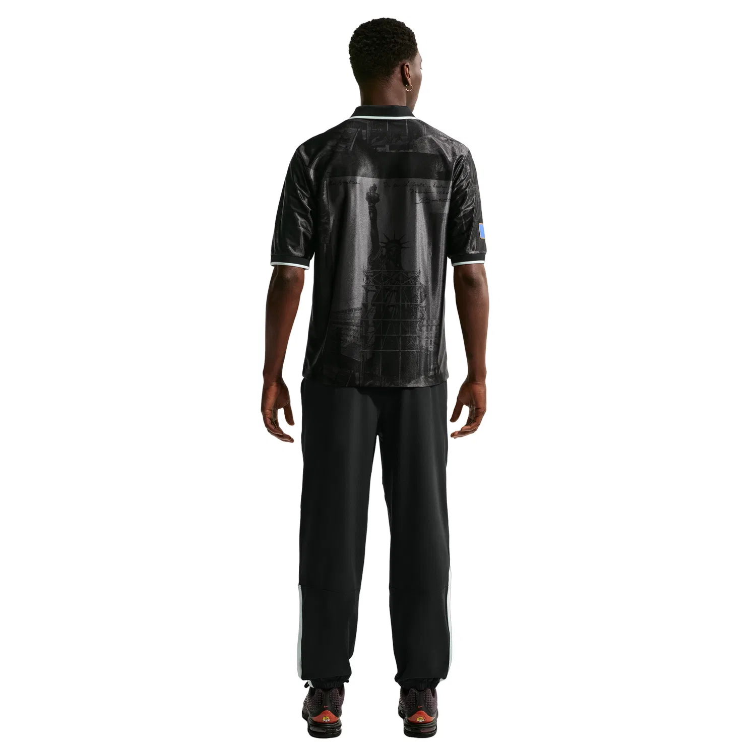 Мужские штаны с принтом FFF Energy Dri-FIT Woven Nike, черный — фото 3
