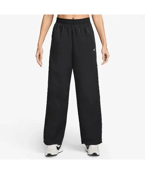 Женские спортивные штаны свободного кроя с кружевным принтом Swoosh NIKE, Black