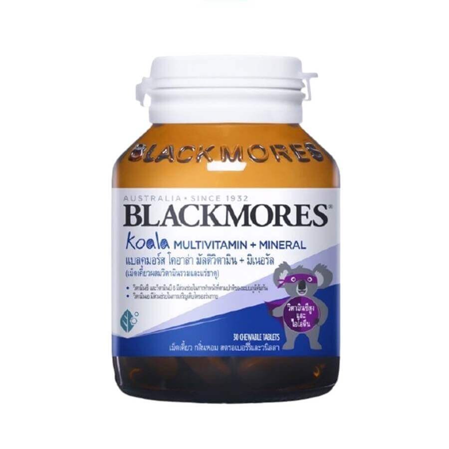 

Мультивитамины + минералы Blackmores Kids Koala Multivitamin + Mineral, 30 жевательных таблеток