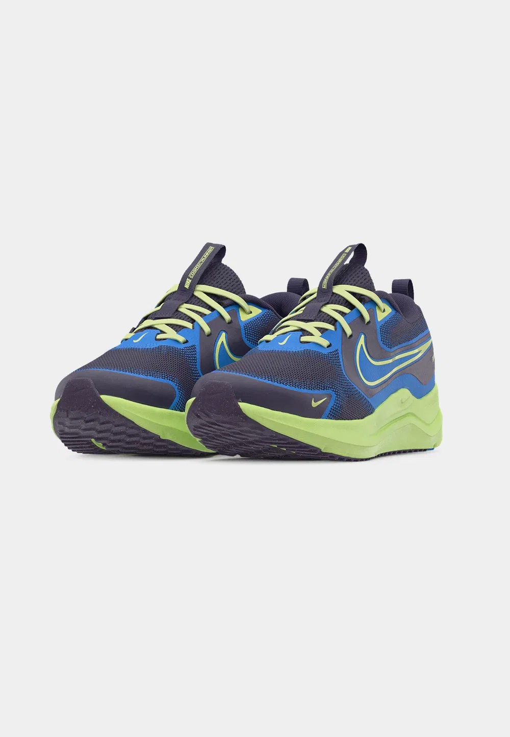Кроссовки Cosmic Runner унисекс для бега по улицам Nike Performance, Dark Raisin/University Blue/Light Liquid Lime/White — фото 3
