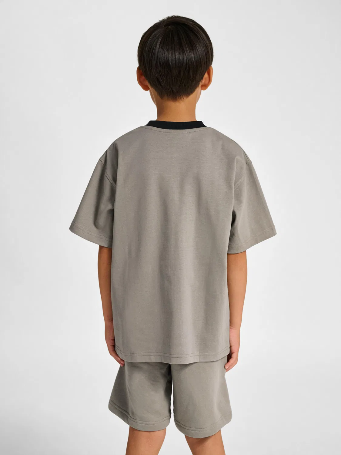Детская футболка с raglan-рукавом Hmljr Loose Hummel, Grau — фото 2