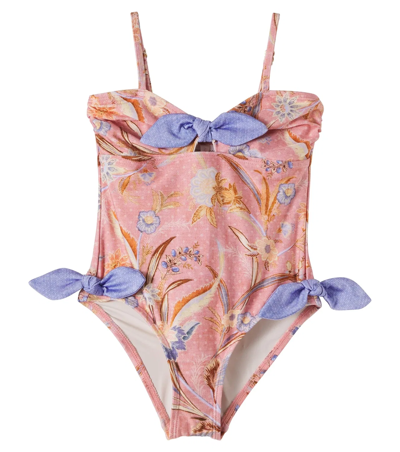Раздельный купальник с цветочным принтом Indra Zimmermann Kids, Pink Scarf Floral