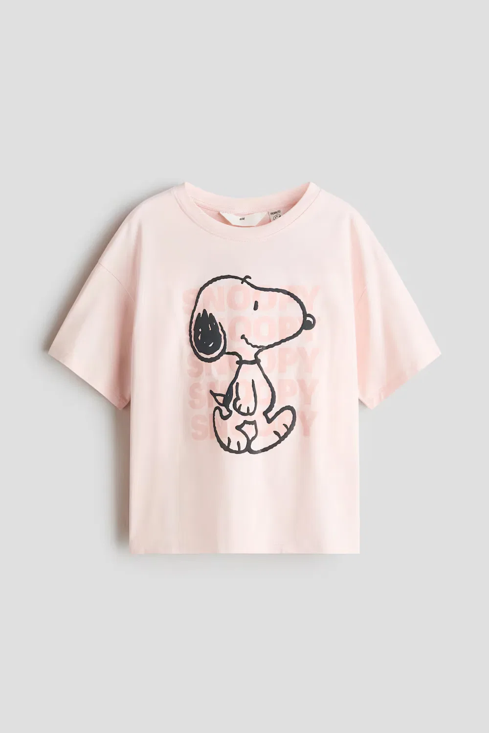 Хлопковая футболка с принтом H&M, Hellrosa/Snoopy