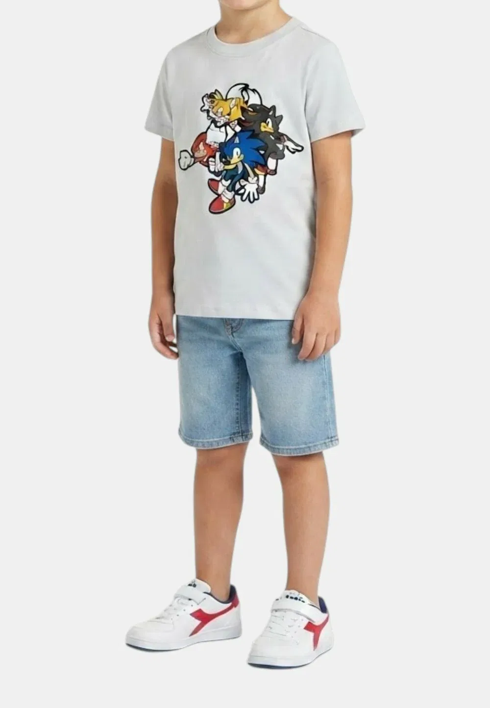Футболка m/c ts ss sonic col 65045 - футболка с принтом Diadora, White