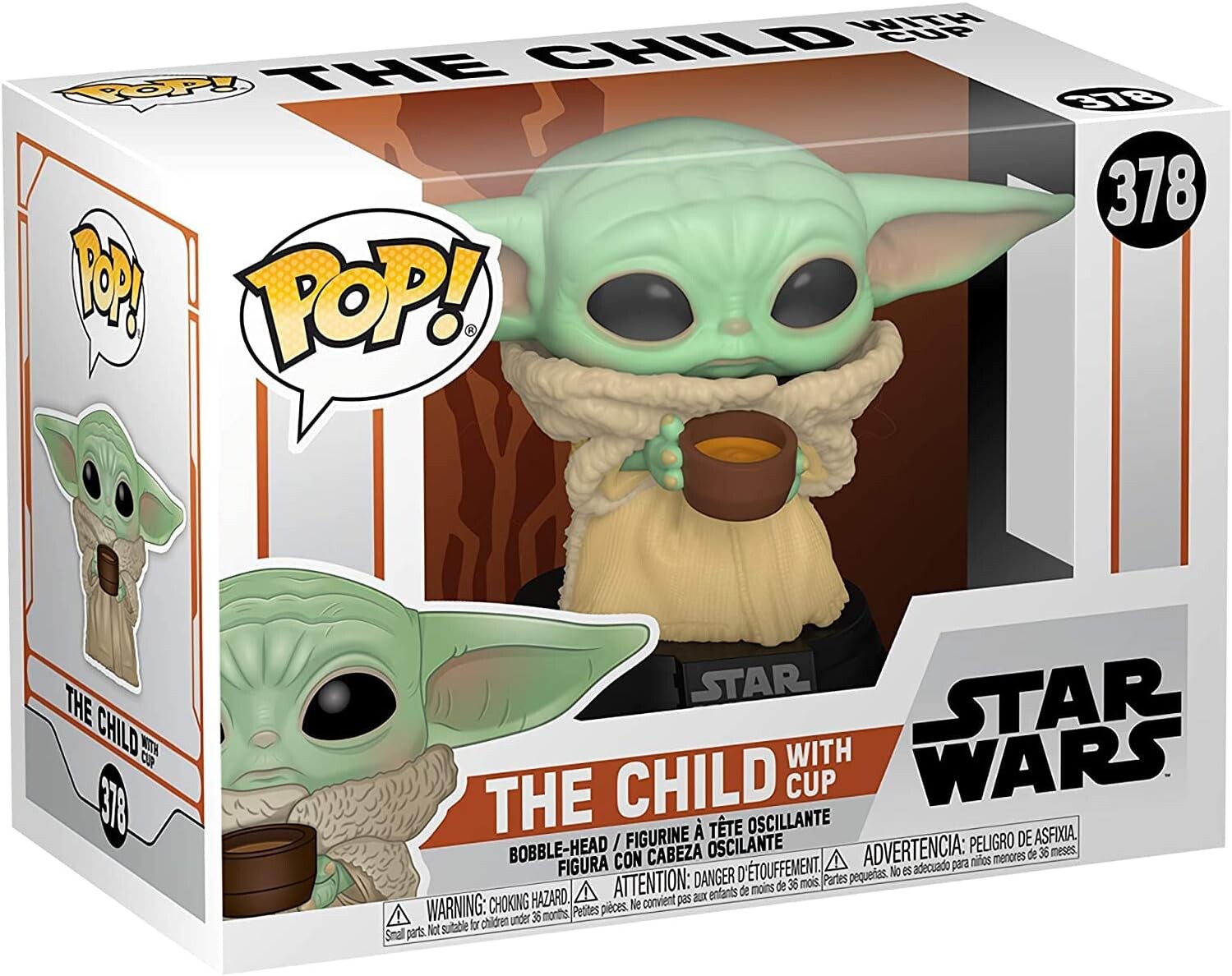 

Фигурка Funko POP! Star Wars: The Mandalorian - The Child with Cup Grogu