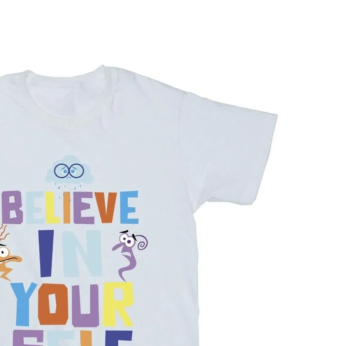 Футболка из хлопка Believe in yourself Inside Out, White — фото 2