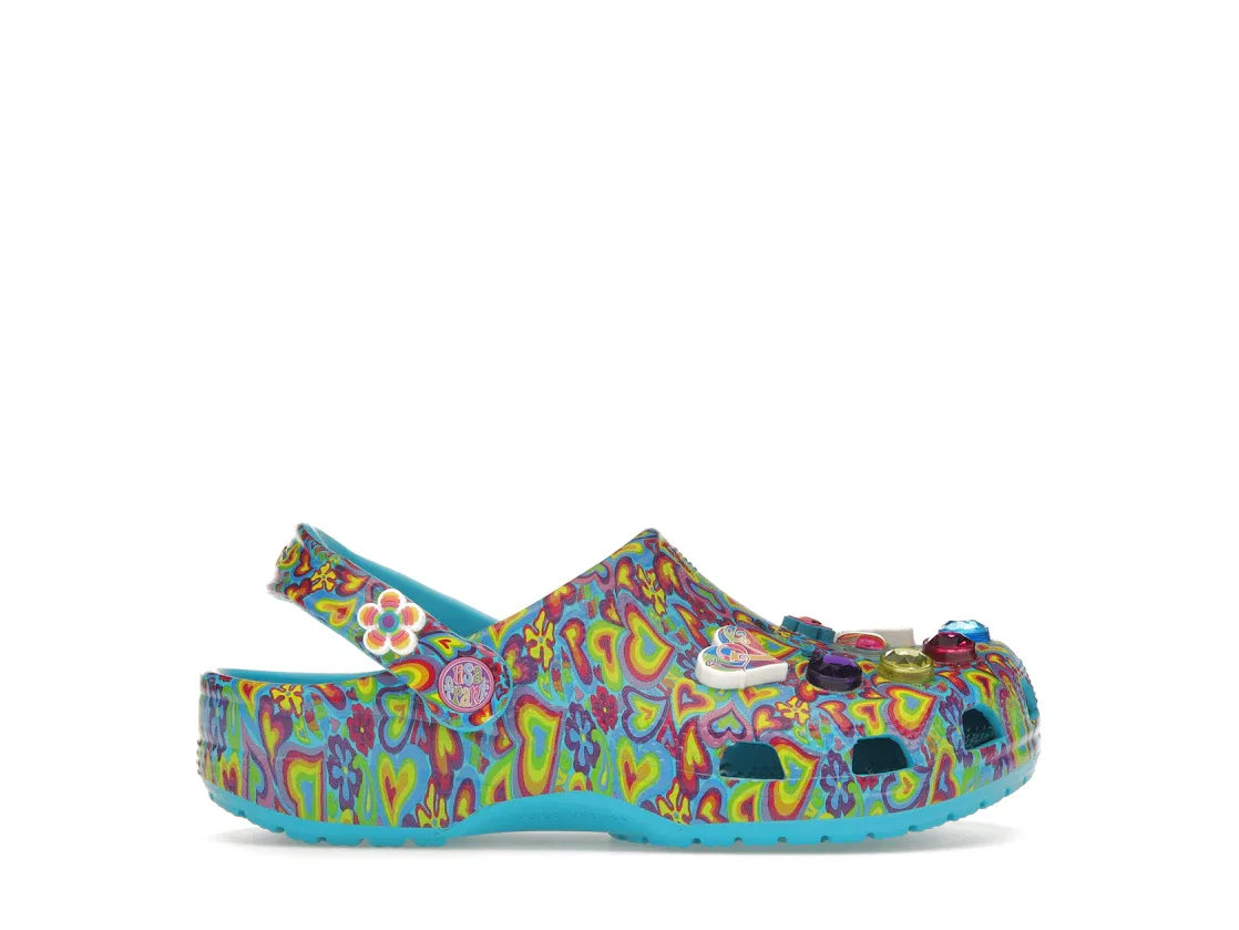 Детские клоги Classic Clog Crocs, Digital Aqua/Multi