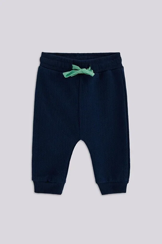 Детские спортивные штаны для мальчиков хлопковые Layette, Navy Blue