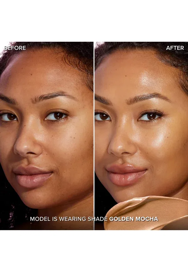Хайлайтер жидкий Super Glow Too Faced, Golden Mocha, 30 мл, цвет golden mocha — фото 2
