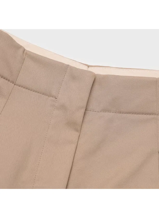 Брюки свободные зауженные Zara, хаки — фото 4