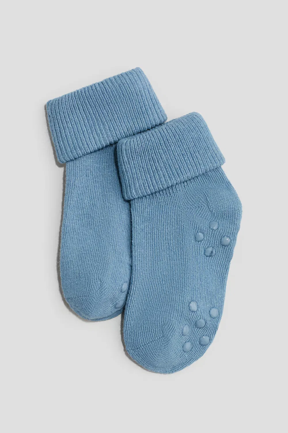 Набор из 5 противоскользящих носков H&M, Blau/Hellbraun — фото 2