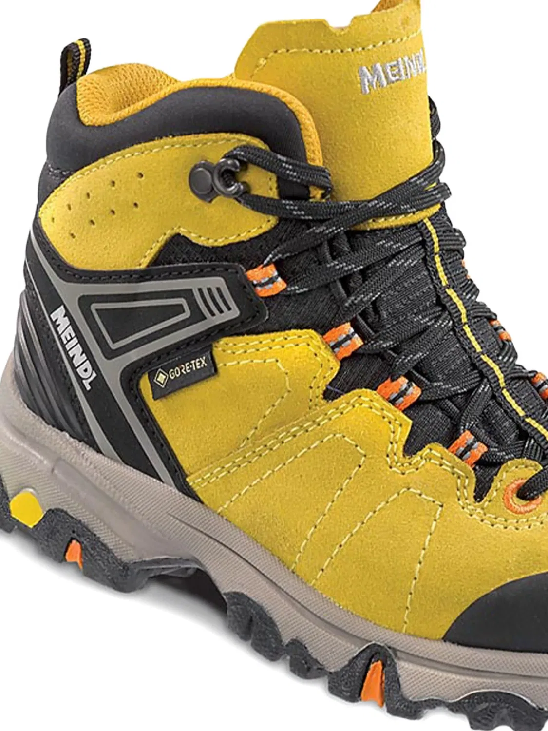 Ботинки для хайкинга с панелями Gore-tex Meindl, желтый — фото 2
