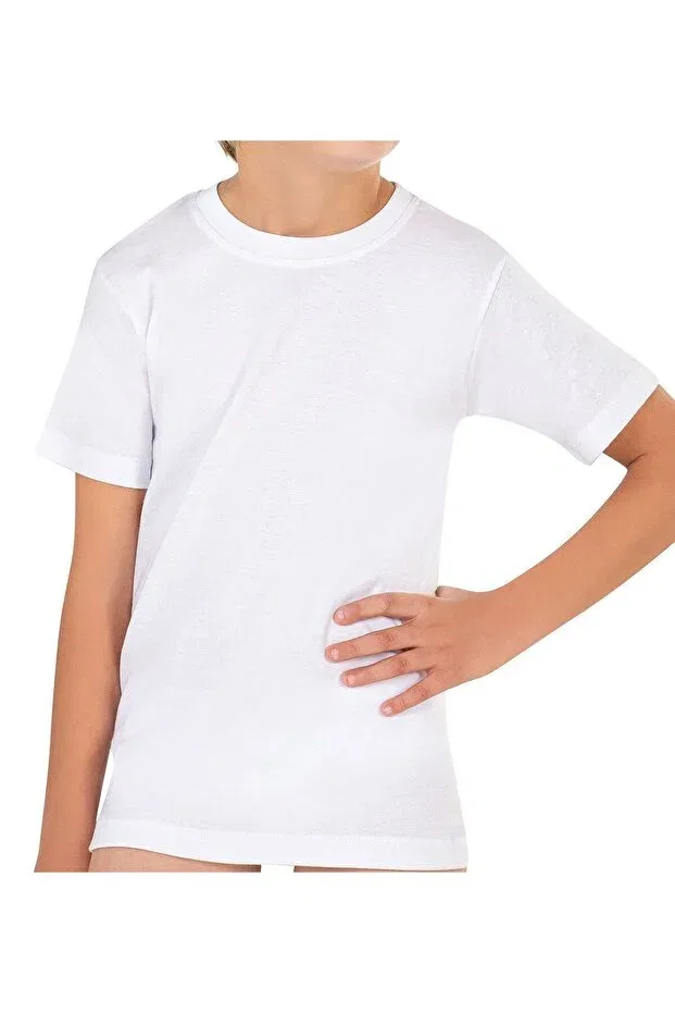 Детский комплект маек для мальчиков Özkan Underwear, White — фото 4