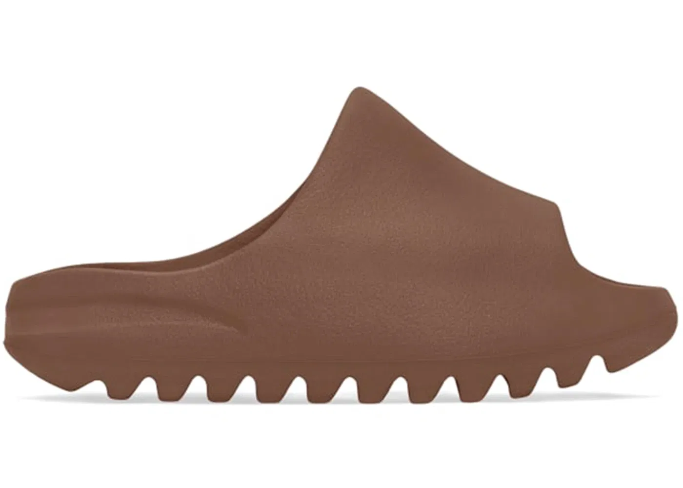 Детские сандалии-слайды с открытым носком Yeezy Slide Adidas, Flax/Flax/Flax