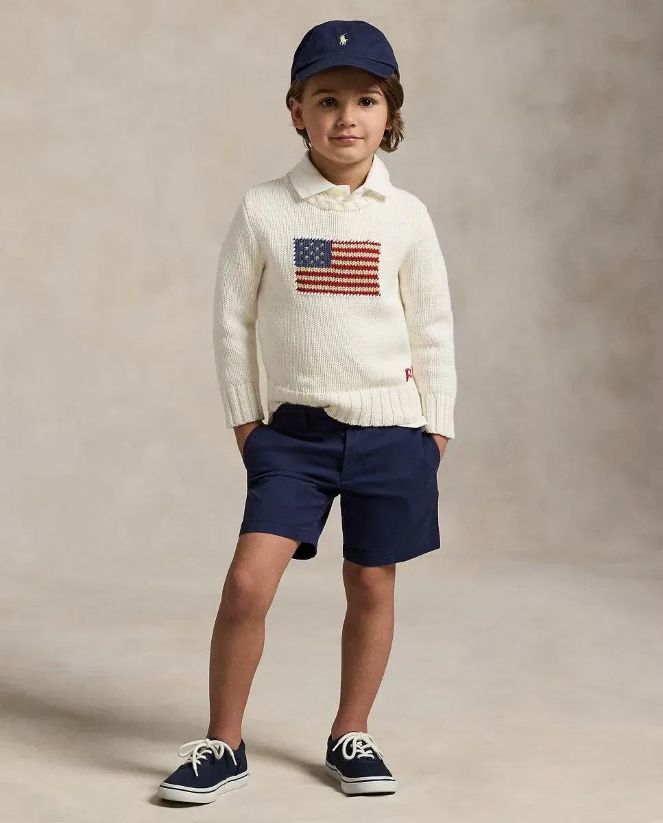 Детский джемпер с флагом Polo Ralph Lauren, Crudo