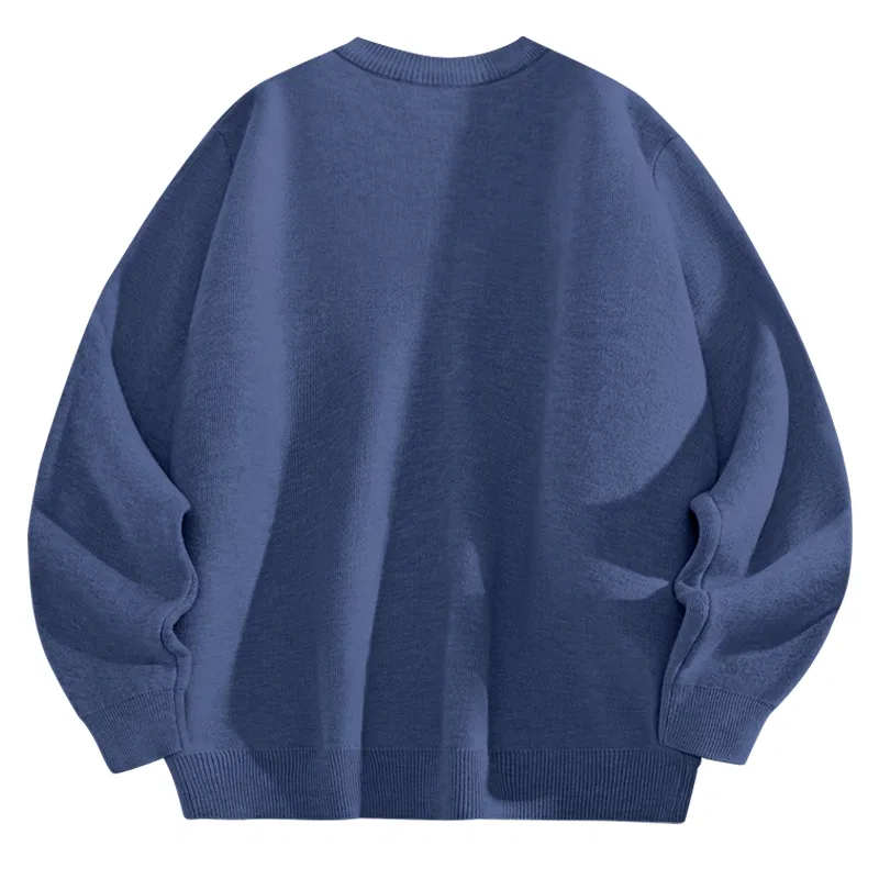 Детское джемпер с начесом и флисовой подкладкой MINISO, Dark Gray (B Graffiti Blue Bear Chest Logo) — фото 4