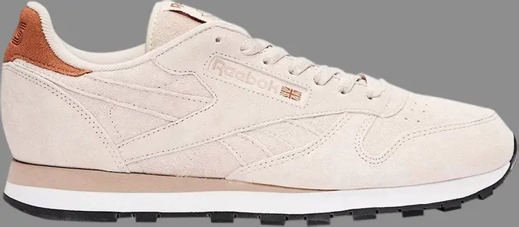 

Кроссовки sneakersnstuff x classic leather 'walking - stucco' Reebok, загар, Серый, Кроссовки sneakersnstuff x classic leather 'walking - stucco' Reebok, загар