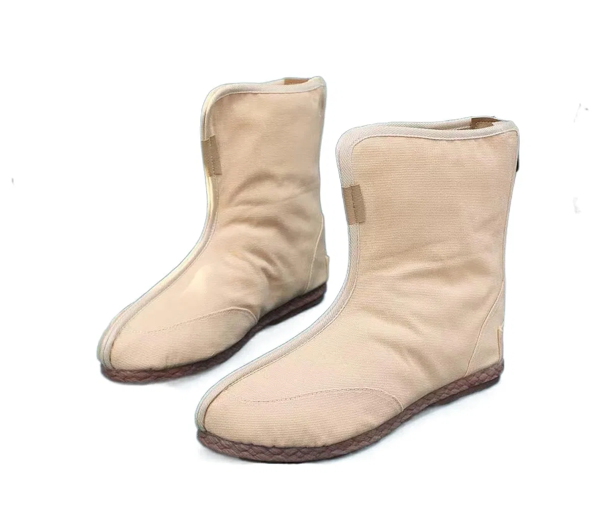Детские ботинки хлопковые с принтом для мальчиков и девочек Uplateng, Beige Thin