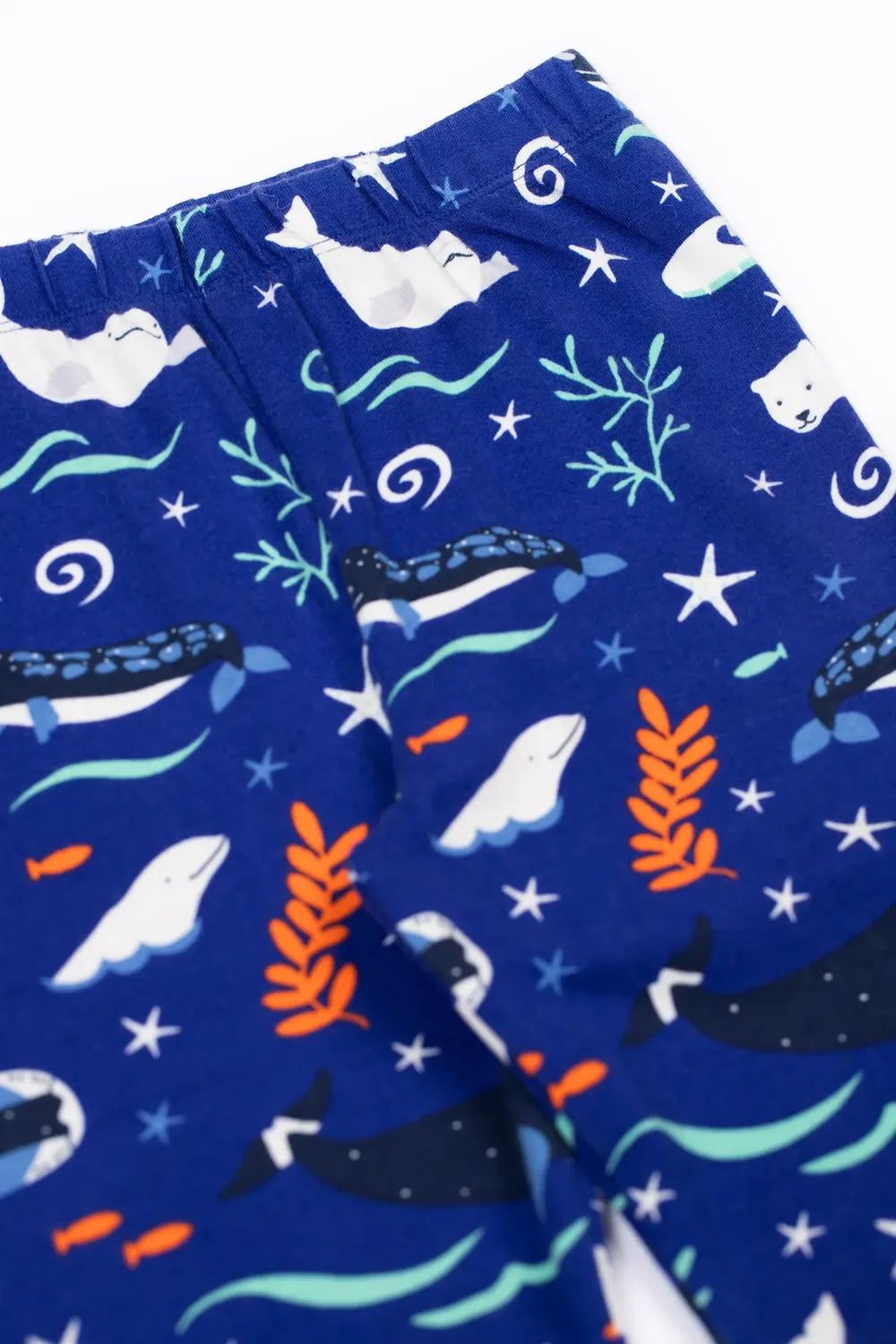 Детские леггинсы с принтом Libby Frugi, Blue — фото 3