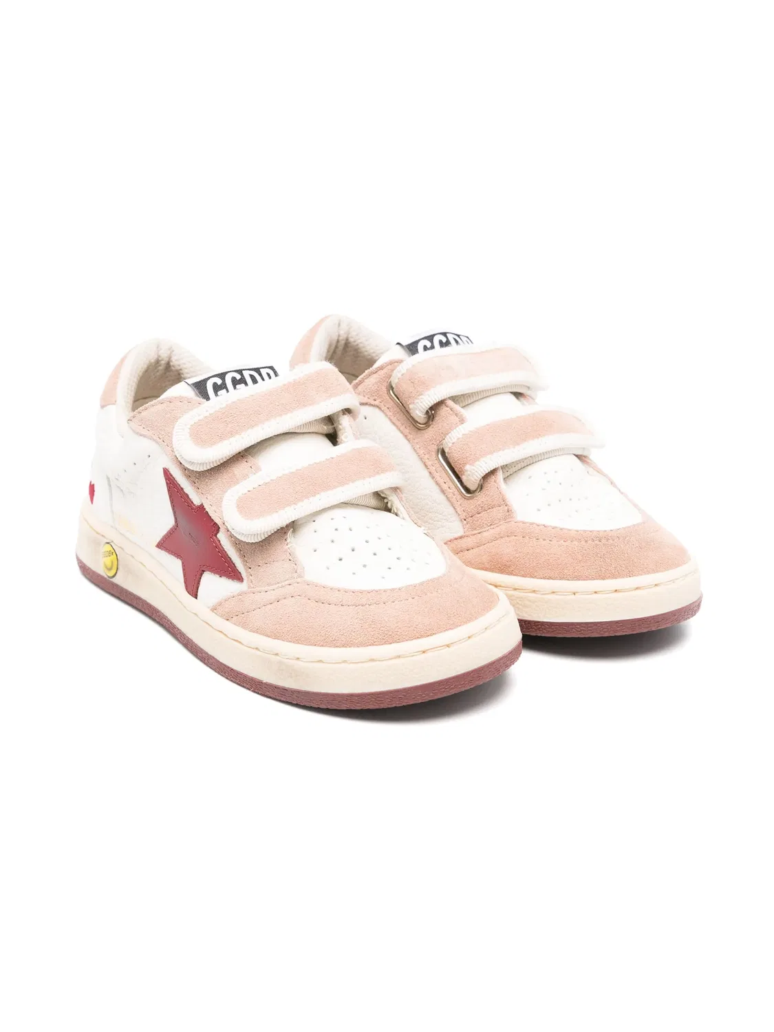 Кроссовки из телячьей кожи для девочек Golden Goose, белый