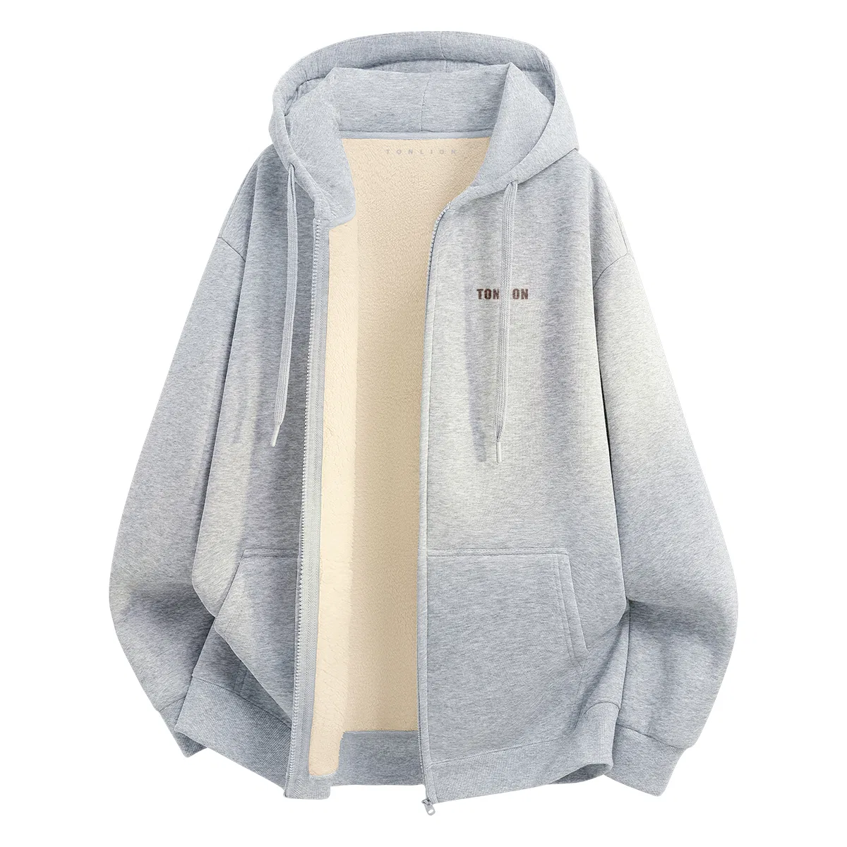 Детский худи с капюшоном Tonlion, Heather Grey