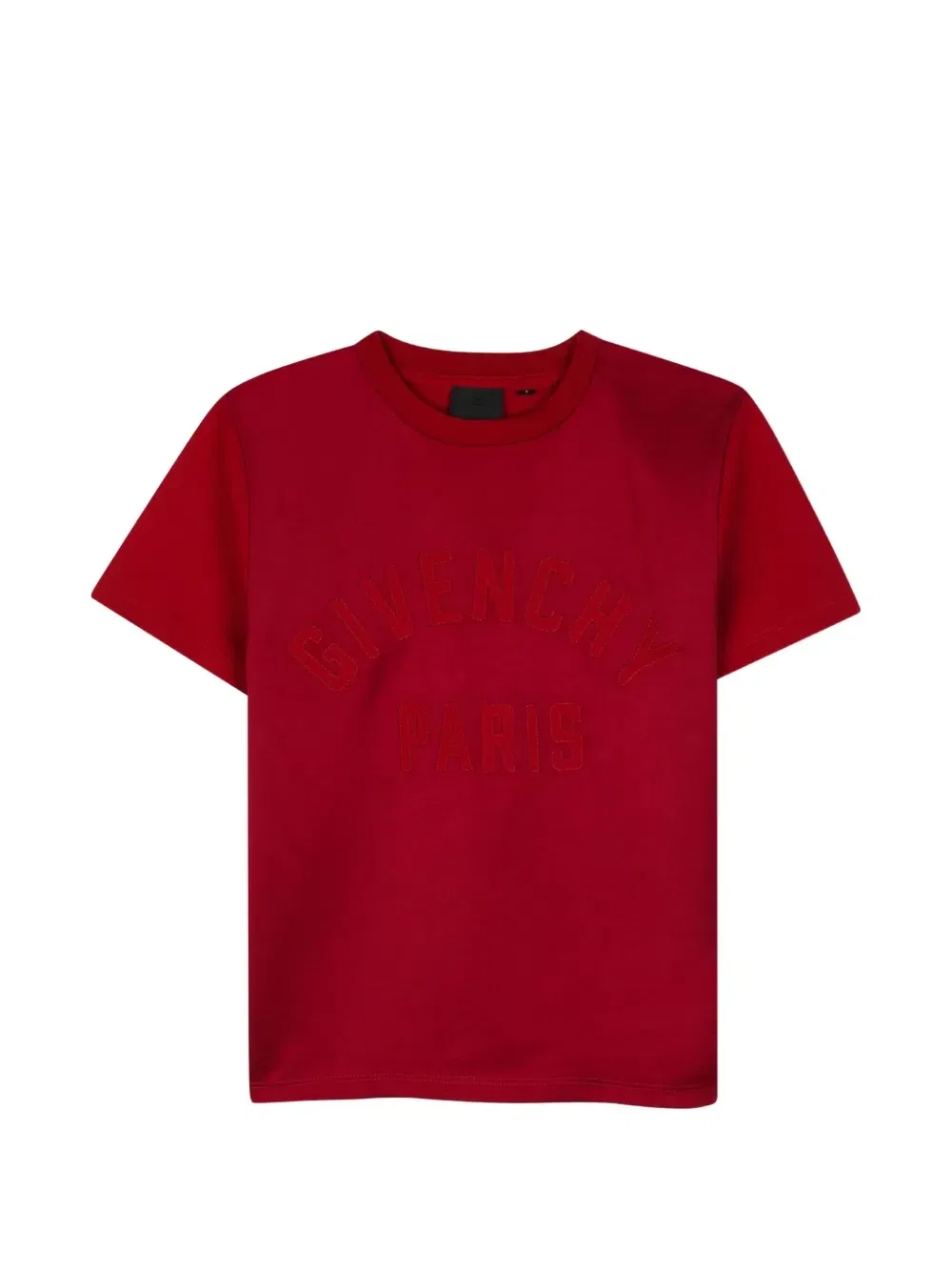 Футболка с вышитым логотипом Givenchy Kids, красный