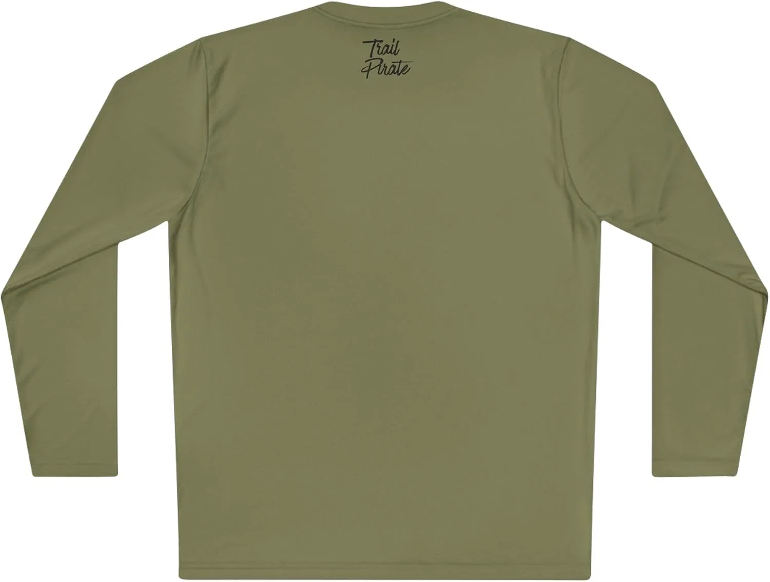 Унисекс легкая футболка с длинным рукавом Sport-tek, Olive Drab Green — фото 2