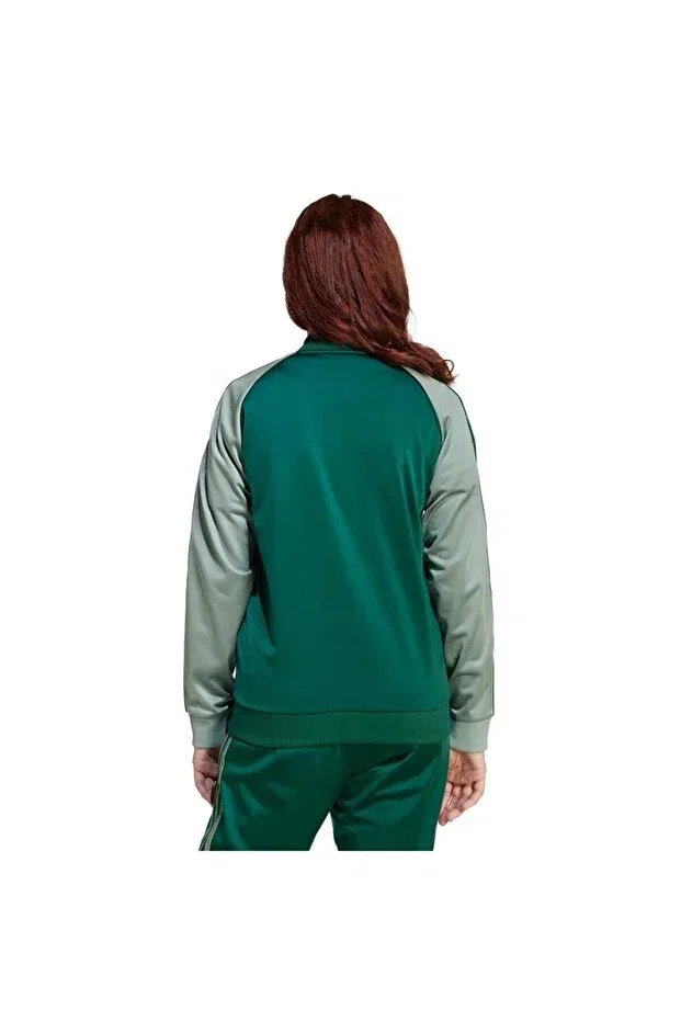Детская куртка для девочек джинсовая с принтом Adidas, Green — фото 2