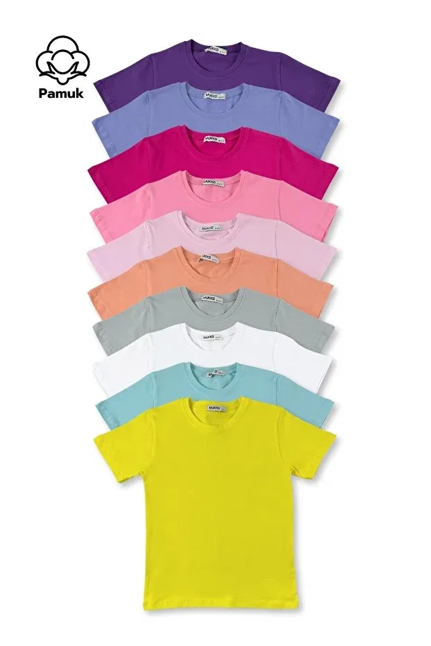 Детский комплект футболок для мальчиков и девочек Basics Mk Mukko Kids, Light Shades