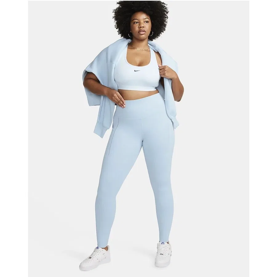 Женские леггинсы для тренировок с высокой посадкой Dri-Fit Universa Nike, Синий