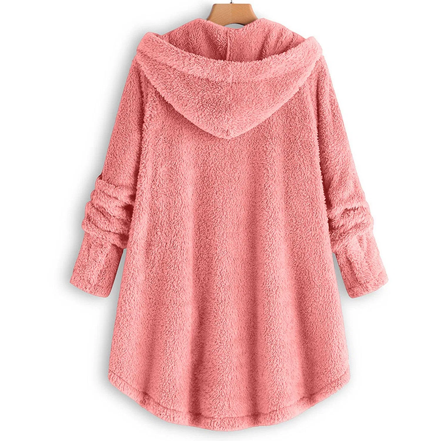 Женское свободное худи с цветовым блоком, Rosa — фото 4
