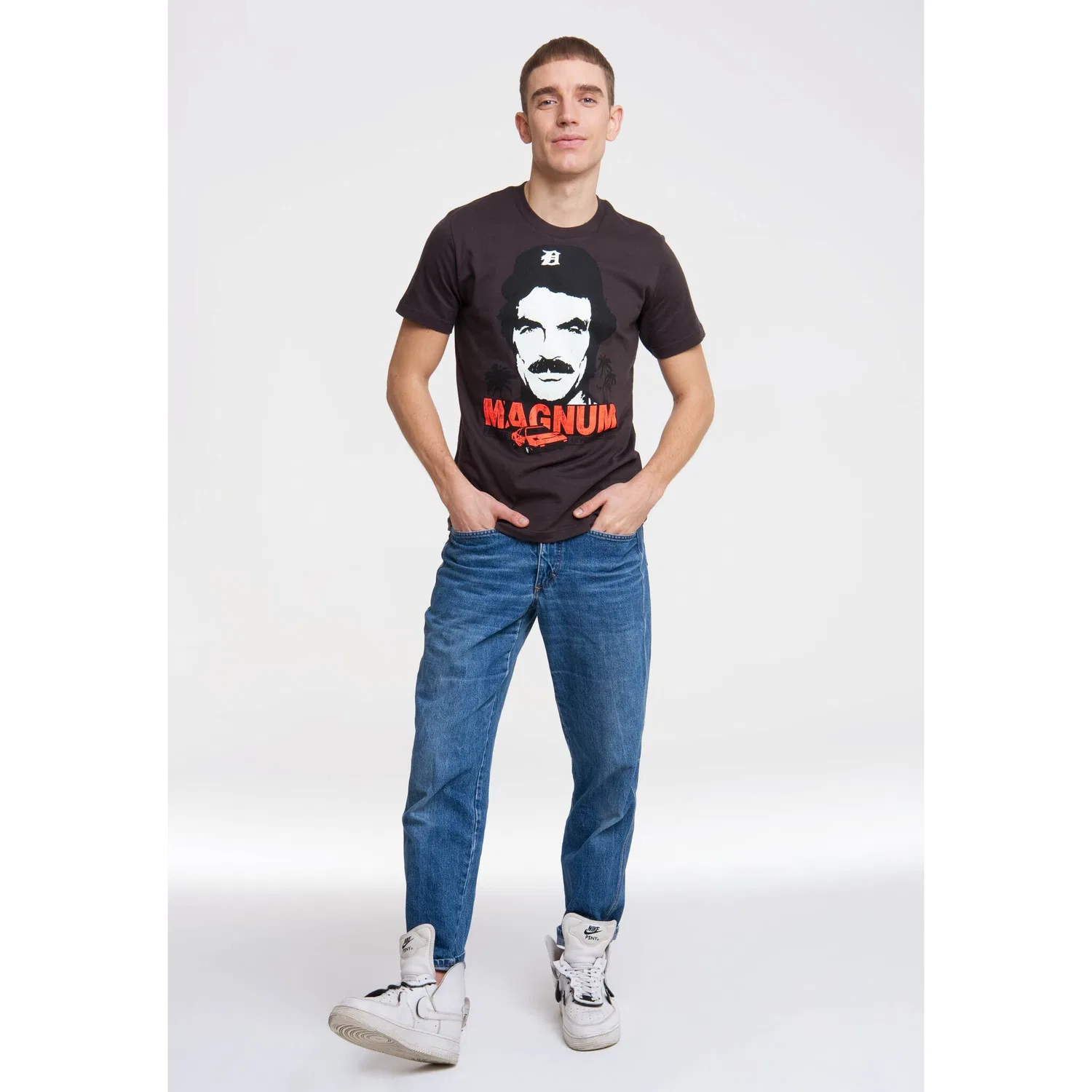 Детская футболка с принтом Magnum LOGOSHIRT, Gray