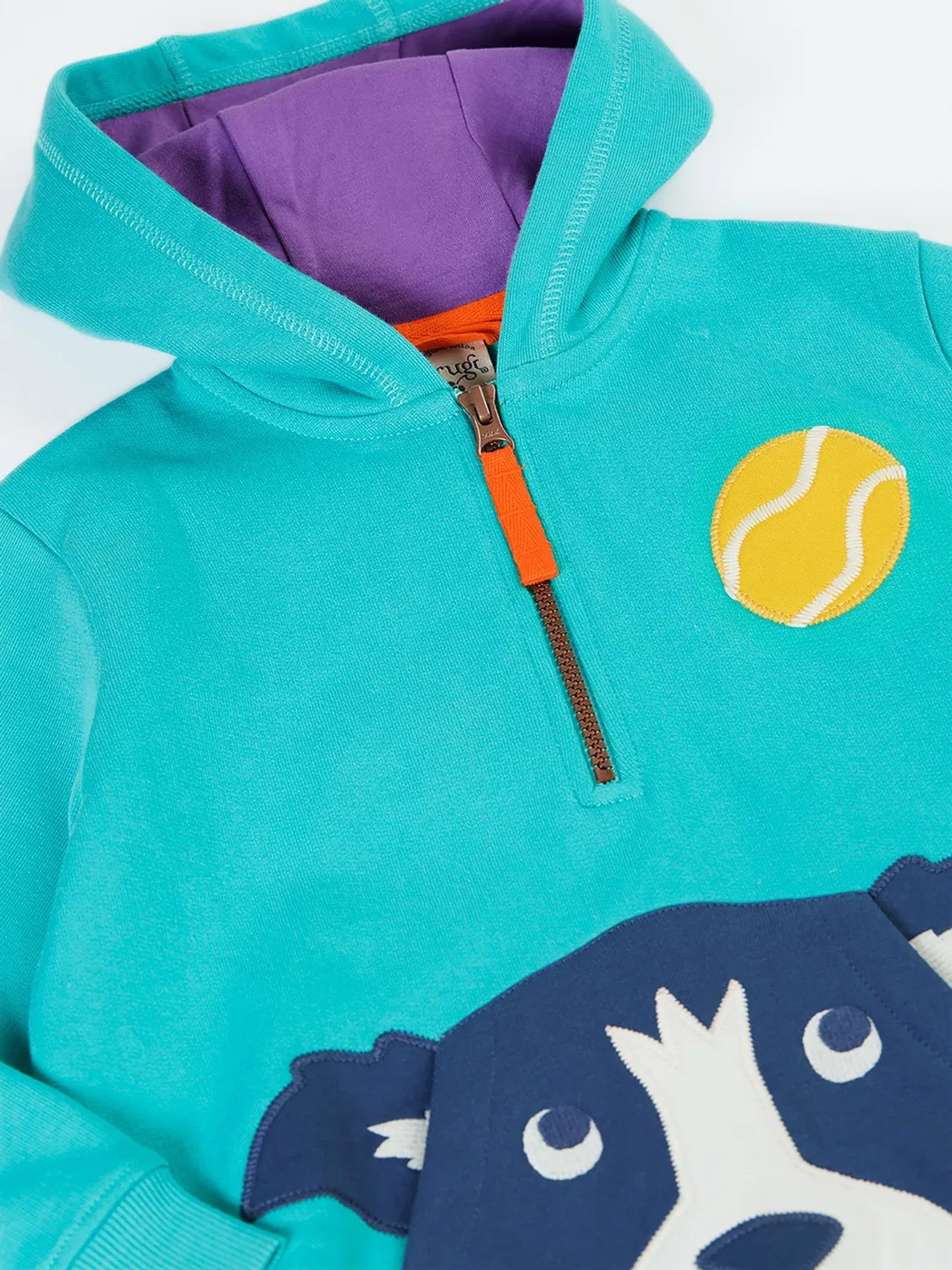 Худи на молнии Hadley Frugi, синий — фото 2